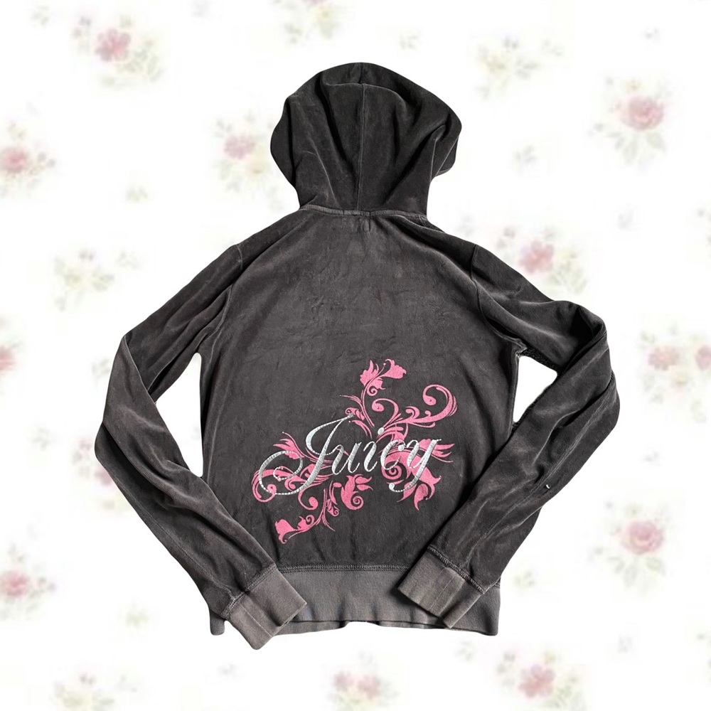 Y2K juicy couture zip up hoodie